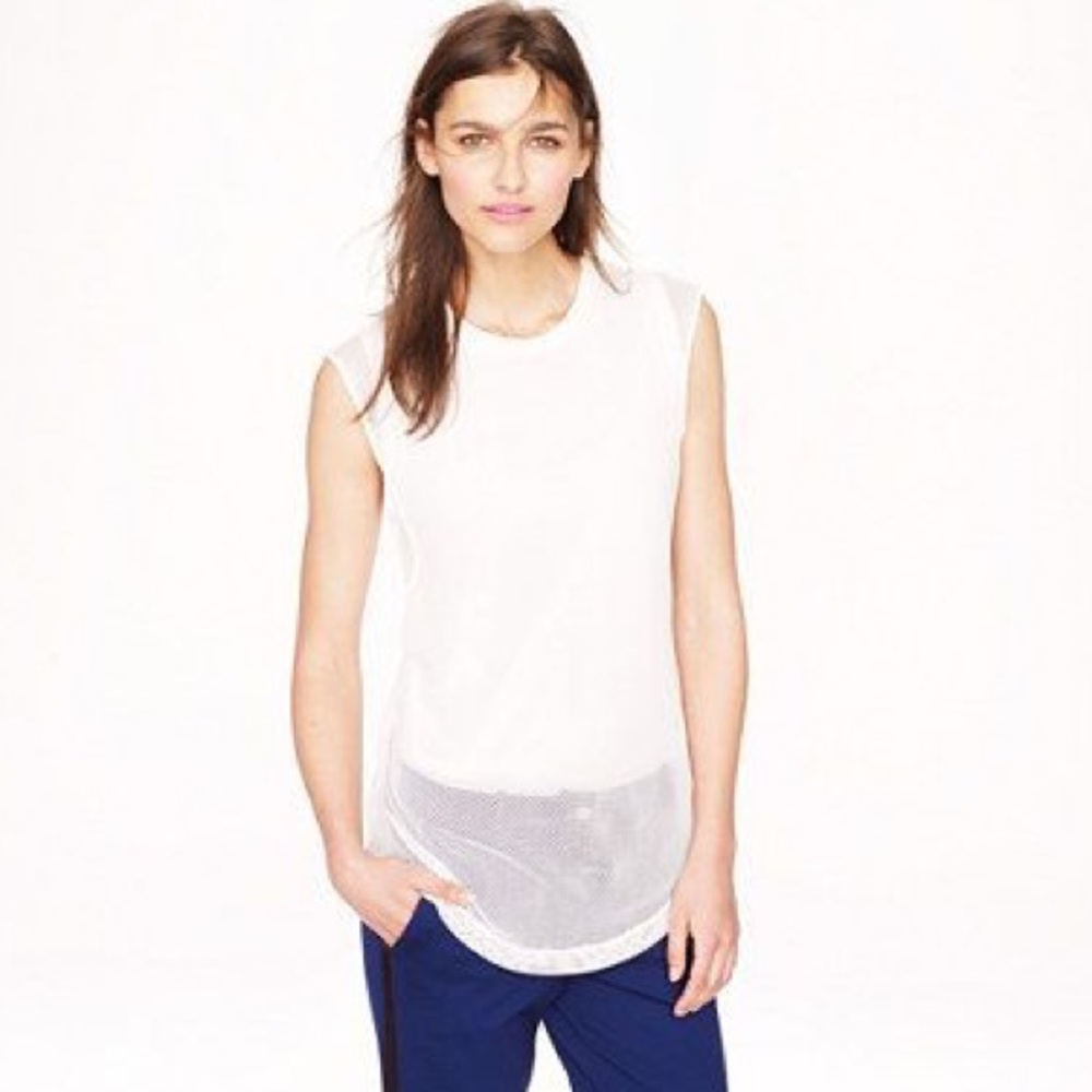 Public School for j crew peekaboo tank